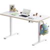 HUANUO Scrivania Elettrica in Piedi per Bambini con Superficie Opaca da 120 cm x 60 cm, Display a LED con Controller Manuale con 3 Altezze Preimpostate e Blocco per Bambini