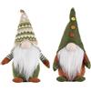 Kezidhp 2 Gnomi Natalizi in Peluche, Decorazioni Natalizie per Casa, Albero di Natale, Gnomo Babbo Natale, Regalo per Famiglia e Amici, Idee Decorazioni