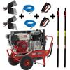 Lisam Motocompressore Lisam LM 500/10 - KIT HOBBY 2 Operatori + 2 Abbacchiatori MG Magnesium + 2 aste AT02