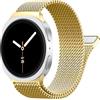 YuiYuKa Cinturino Milanesi Magnetico per Cinturini Samsung Galaxy Watch 8 40mm 44mm/8 Classic 46mm Uomo Donna,Milanese Loop Acciaio Inossidabile Maglia Metallo Bracciale per Samsung Watch 8/8 Classic Band