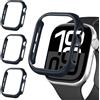 iVoler 3 Pezzi Cover Rigida PC per Apple Watch Series 11/10 46mm (Senza Pellicola Protettiva), Ultra Sottile Custodia Antiurto e Anti-Graffio Bumper Case, Blu Mezzanotte