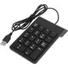 cimetech Numpad Keypad, tastierino numerico USB, tastierino numerico aggiuntivo, tastierino numerico Keypad con 18 tasti, per laptop, Ultrabook Netbook Desktop PC Mini tastiera con cavo