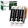 Greenjob PGI-580 XXL PGBK Cartucce per Canon 580 PGBK XXL Nero Compatibile con Canon Pixma TR8550 TS6250 TS6150 TS9550 TR7550 TS8250 TR8500 TS6151 TS8251 TS8150 (3 PGBK)