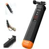 TELESIN Galleggiante Selfie Stick Impugnatura impermeabile con telecomando Bluetooth per GoPro Hero 13 Black, Hero 12 11 10 9 8 Black action camera