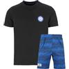 Planetex Pigiama Uomo Inter Calcio in Pile Abbigliamento Ufficiale FC Internazionale PS 08490-12 Anni-Nero