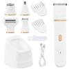 Ziyonix Rasoio Elettrico Donna 5 In 1 Depilatore Corpo Donna Rasoio Donna Inguine IPX7 Impermeabile Rasoio Elettrico Corpo Donna Rasoio Intimo Donna a Secco e Bagnato Indolore Rasoio Parti IntimeDonna