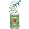 PetZolla Spray pulisci zampe cane naturale e delicato 750ml, Lava zampe per cani senza risciacquo con olio di neem, argan e timo, azione idratante e protettiva - Made in Italy