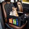 OBAWA Seggiolino auto per cani, extra stabile, seggiolino auto per cani con pareti rinforzate e cinture di sicurezza, impermeabile per sedile posteriore e anteriore, per cani di piccola taglia media