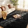 LNZHAO Tappeto per soggiorno, 160 x 230 cm, morbido e soffice per camera da letto, lavabile, antiscivolo, tappeto peloso, adatto per camera da letto, dormitorio, cameretta dei bambini, ufficio