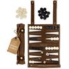 Amari Backgammon Backgammon Travel Travel Travel - Back Gammon, Set di valigie da Backgammon da Viaggio in Pelle