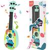 GLAITC 37cm Giocattolo per Chitarra Ukulele per Bambini con 4 Corde Regolabili,Giocattoli Educativi di Apprendimento Mini Chitarra per Bambini Principianti Ragazzi Ragazze Regalo (Style-B)