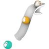 Matchstick Monkey Baby Toys, 1 Slide Plus 3 Animal Rocks (White), 12 Months Old+, No Holes, No Mould