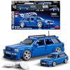 Mattel Mattel Brick Shop Hot Wheels Serie Speed set da costruire, '94 Audi Avant RS2 con 252 pezzi, dettagli realistici e adesivi per personalizzarlo, per collezionisti adulti e bambini (+10 anni), JGR28