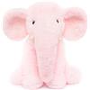WEIGEDU Elefante rosa di peluche da 33cm - Peluche per bambini, bambine, bambini, baby shower, prima di andare a letto, compleanno