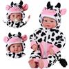 BABESIDE Bambola Bambina - 17 Pollici Bambole Neonato Sorriso Dolce, Corpo in Morbido Cotone - Reborn Bambino con Accessori Giochi Bambini 2 anni+