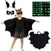 Ali Da Pipistrello Bambini Costume Pipistrello Halloween Bambini - Set
