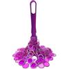 Fonyiunce Set di bastoncini magnetici da bingo，forniture per la scuola materna contatori matematici，Gettoni magnetici del Lotto,Per contare le patatine scolastiche e i giochi di plastica (Viola)
