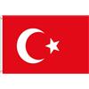 YAAVAAW Grande bandiera della Turchia - 152x91 cm, grande bandiera nazionale con occhielli per decorazioni Olimpiadi Parigi 2024, per interni/esterni, eventi sportivi di calcio, decorazioni per feste