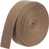 Kaket Cinghia in cotone intrecciato in poliestere e cotone, resistente, 5 m, larghezza 25 mm, per zaini, artigianato e arti (beige, 25 mm)