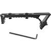 ProWildGear Universal Aluminum Link Curved Angled Hand Stop for KeyMod Handguard Rail System