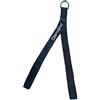 Diamond 【Triceps Band a Doppia Impugnatura Cinghie Bicipiti/Tricipiti per Cavi - Nylon+Neoprene Antiscivolo, Anello in Acciaio, 200 kg, 75×5 cm - Accessorio LAT Machine/Puleggia