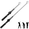 flintronic Attrezzo Retrattile per Allenamento Swing da Golf, Ausili per L'Allenamento del Golf, Rimbalzo Automatico Putter, Portatile Accessori da Golfs, Ideale per Principianti e Formazione