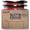 BSIE Typewriters - Nastro per macchina da scrivere Royal Nero e Rosso - Confezione Doppia - Compatibile con Quiet De Luxe, Aristocrat, Safari, Royalite, Futura - GR9 - Testato a Nizza, Francia