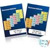 BEIMEIII Set di 2 libri numerati doppi, 1 - 1000 cifre, 14,8 x 10,5 cm, blocco note formato A6 con buco, blocco note a doppia numerazione, colore: rosso, arancione, giallo, verde, blu