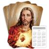 Numerophi - Calendario Sacro Cuore di Gesù 2025, Annuario tascabile, Immagine sacra della fede cristiana