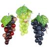 Tuxiaobu Uva artificiale per decorazione realistica uva finta imitazione plastica frutta decorazioni per cucina, casa, festa di Natale, pub, tavolo, cestino fotografico, ornamento scenico, 3 pezzi