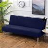 PETCUTE Copridivano letto senza braccioli elasticizzati copridivano senza braccioli 3 posti 2 posti Blu scuro