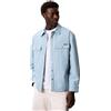 Calvin Klein Jeans Giacche da uomo LS CTTN FLLD RLXD SH LV04RC401G, gialli, L, Giallo (Capperi), L