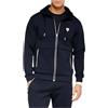 EA7 FELPA UOMO BLU EMPORIO ARMANI 7 CAPPUCCIO GIACCA ZIP EA XL BLU