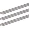 Alberts GAH-Alberts 499686 490300 - Profilo protettivo per scale, forato, in alluminio anodizzato, 1000 x 24,5 x 20 mm, set da 3 pezzi