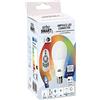 NITYAM SMART Lampadina LED connessa standard 8.8W 806 Lumen Base E27 + telecomando - Colore illuminazione multicolore (RGB) + Cambio bianco (CCT)