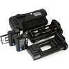 DSTE® Pro IR Remote MB-D12 - Impugnatura verticale per batteria + 2 fotocamere digitali reflex Nikon D800 D810 D800E D800S