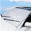 Dryxog Copri Parabrezza Auto Copertura Auto Parasole Telo Antigelo Parabrezza Copertura Antigelo Antighiaccio Invernale Adatta Antighiaccio Pioggia Polvere UV Adatto La Maggior Parte dei Veicoli