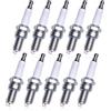 Adefol 10x Candele D8TC per Motori 4 tempi da 125 cc, 150 cc, 200 cc e 250 cc, Scooter per Pit Bike, Quad, Dirt Bike, ATV, Kart, Buggy, Ricambio 09482-00331