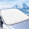 BNOYONERAS Copri Parabrezza Auto per Inverno e Estate Copertura Parabrezza Auto Copri Parabrezza Antigelo Auto Telo Parabrezza Antighiaccio Auto Protezione da Sole Gelo Neve Grandine 140 * 100CM