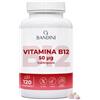 Bandini® Vitamina B12 sublinguale 120 compresse, Cianocobalamina 50µg,
