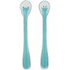 Bebeconfort Set di 2 cucchiai in silicone morbido