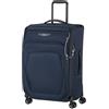 Samsonite Spark SNG Eco - Valigia morbida da viaggio 67 cm di medie dimensioni - Trolley con 4 ruote, lucchetto TSA, leggera ed espandibile - Blu (Midnight Blue)