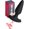 MySecretCase Plug Analesex Toys Vibratore Anale con Telecomando e Luce Laser Dilatatore Ano per Donna con 7 Modalità di Vibrazione e 4 Velocità Plug Anale Vibrante Dilatatore Ano per Uomo USB