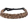 BOBIYA - Fascia per capelli sintetici a 2 fili, con trecce intrecciate classiche, elastiche, per donne e ragazze, accessorio di bellezza, 54 g (claybank)