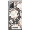 BABACO ERT GROUP custodia per cellulare per Samsung GALAXY NOTE 20 originale e con licenza ufficiale, modello Flowers 044 adattato alla forma dello smartphone, parzialmente trasparente