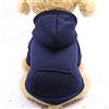 FUNAT Cane Autunno Inverno Felpa con Cappuccio, Cappotto Sportivo Dell'Animale Domestico, Maglione Caldo è Adatto per Gatti, Inverno Dog Felpe con Cappuccio con Tasche
