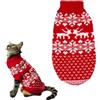 ACTOYS Maglione Gatti Caldo Gatto Maglione Vestiti Dolce Gatto Abbigliamento Inverno Pet