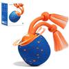 Cheerble Palla Interattiva per Cani - Wicked Ball Rolly con Coda & Abbai, Palla Automobile Rotolante 3 Modalità, E-TPU, Ricaricabile USB-C, per Cani di Taglia Media-Grande, Blu