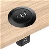Simpeak Caricatore 3 Porte 45W Caricatori da Tavolo Incassato Alimentatore Multi-Porta USB Port e Type C Adattatori Compatibile con iPhone, Compatibile con iPad etc Molti Altri Tablet Cellulare