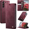 Cracedily Cover per Samsung Galaxy S23 Plus Case, Libro Custodia Portafoglio Premium Pelle PU, Slot Scheda, RFID Shieldon, Chiusura Magnetico Aletta Antiurto Case Custodia per Galaxy S23 Plus, Rosso